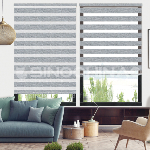 Modern minimalist style waterproof shade durable soft curtain for home office SF-RS85-MWHY203